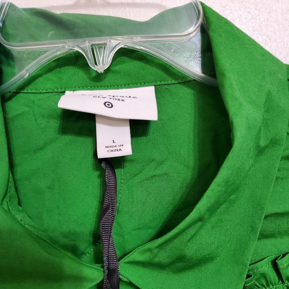 Kate Spade New York x TargetWomen's Ribbon Short Sleeve Midi Shirtdress - Picture 6 of 9